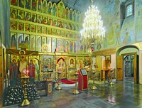 Интерьер Казанского собора. Фотография. 2012 г.