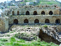 Общий вид замка Карак, Иордания