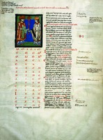 Декрет Грациана. 2-я пол. XII в. (Köln. Erzbischöfliche Diözesan- und Dombibliothek. 122. Fol. 9)