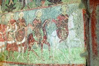 Иоанн Цимисхий и Мелиас. Роспись ц. св. Архангелов в Чавушине. 966–969 гг.