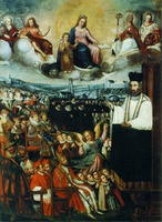 Петр Канизий проповедует всем сословиям. 1635 г. Худож. П. Вюйере (ц. арх. Михаила во Фрибурге)