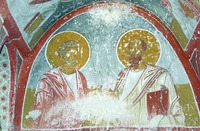 Апостолы Петр и Павел. Роспись Юсуф-Коч-килисеси. Сер. XI или XIII в.