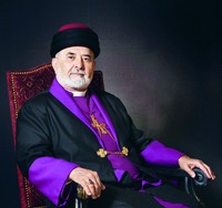 Католикос-патриарх Дынха IV, предстоятель Ассирийской Церкви Востока. Фотография. XXI в.
