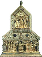 Реликварий Трех волхвов. Ок. 1180–1230 гг. (сокровищница собора в Кёльне)