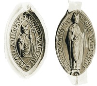 Св. Кентигерн. Печать Вальтера, еп. Глазго (1207–1232)