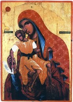 Киккская икона Божией Матери. XVII в. (Музей Киккского мон-ря)
