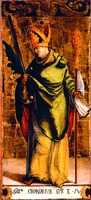 Сщмч. Киприан Карфагенский. Ок. 1540 г. Мастер из Месскирха (Гос. галерея, Штуттгарт)