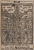 Свт. Исаия, еп. Ростовский, со сценой его погребения. Гравюра мон. Илии. 1656 г. Патерик, или Отечник, Печерский. К., 1661. Л. 139 (РГБ)