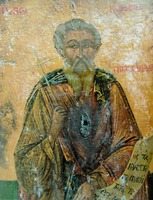 Прп. Кириак из Эвриху. Икона. 1807 г. (ц. Кириака из Эвриху, Кипр)