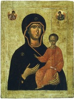 Икона Божией Матери «Одигитрия». Ок. 1497 г. (ГТГ)