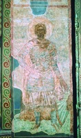 Св. воин. Роспись Кирилловского собора. 40-е гг. XII в.