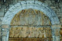 Тимпан портала церкви в Ла-Шарите-сюр-Луар. 1-я пол. XII в.