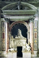 Надгробие папы Римского Климента XIII в базилике св. Петра в Ватикане. 1783-1792 гг. Скульптор А. Канова