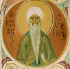 Прп. Исаак Сирин. Роспись в соборе Троицкого мон-ря близ г. Нерехты. 2005 г. Худож. А. В. Алёшин