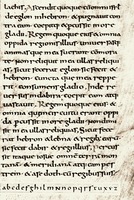 Ветхий Завет (Библия аббата Маурдрамна). 80-е гг. VIII в. (Amiens. Bibl. Louis Aragon. 7. Fol. 28r)