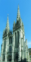 Зап. фасад собора Пресв. Девы Марии и св. Корентина в Кемпере. XIII–XV вв.