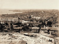 Вид Константинополя с мечети Лалели. Фотография. Кон. XIX в.