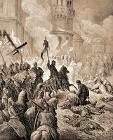 Вступление крестоносцев в Константинополь. 13 апр. 1204 г. Гравюра Г. Доре