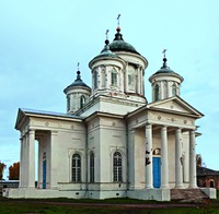 Вознесенский собор в Лыскове. Фотография. 2015 г.