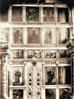 Главный иконостас Древнеуспенской ц. Фотография. 1910 г.