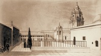 Внутренний вид Крестового мон-ря. Рисунок. 1860 г.