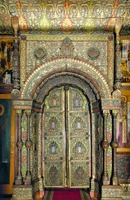 Царские врата. Сер. XVII в. (Трехсвятительский придел ц. Воскресения на Дебре)
