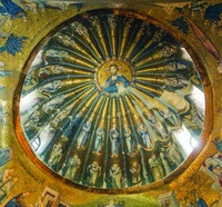 Мозаика купола церкви мон-ря Хора (Кахрие-Джами) в Константинополе. Ок. 1316-1321 гг.