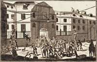 Разграбление миссии лазаристов в Париже. Гравюра. 1789 г. (Paris. QB–370(9)–FT4)