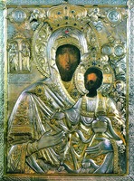 Икона Божией Матери «Кукузелисса» (лавра св. Афанасия на Афоне)