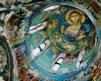 Роспись купола в притворе ц. архангелов Михаила и Гавриила. Лесново. 1349 г.