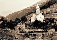 Монастырь Ларгвиси. Фотография. XIX в.