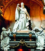 Надгробие папы Римского Льва XIII в Латеранской базилике в Риме. 1891 г. Скульптор Дж. Тадолини