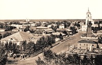 Историческая панорама Шадринска. Фотография. Кон. XIX в.