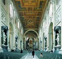 Центральный неф базилики Сан-Джованни-ин-Латерано
