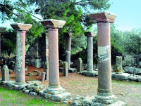 Раннехрист. базилика в местности Халинадос. 2-я пол. VI в.