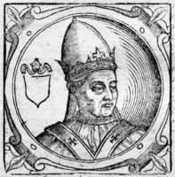 Лев III, папа Римский. Гравюра из кн.: Platina B. Historia. 1626. Р. 114 (РГБ)