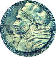 М. Лютер. Медаль. XVI в. (Гос. музей Берлина)