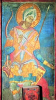 Вмч. Меркурий. Роспись ц. Христа Пантократора мон-ря Дечаны. 1348–1350 гг.