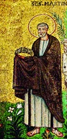 Св. Мартин. Мозаика ц. Сант-Аполлинаре-Нуово в Равенне. VI в.