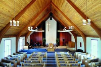 Интерьер меннонитской церкви в Калгари, Канада. ХХ в.