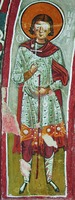 Мч. Мамант. Роспись Элмалы-килисе в Гёреме, Турция. 3-я четв. XI в.