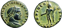 Имп. Максимин II Дайя. Динарий. 308–309 гг.