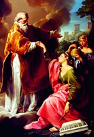Католический св. Марин, покровитель Республики Сан-Марино. 1740 г. Худож. П. Батони (Музей Сан-Марино)