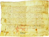 Указ имп. Мануила II Палеолога от 24 дек. 1414 г. (Архив мон-ря Дионисиат)