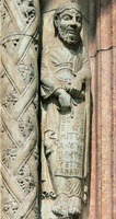 Прор. Малахия. Рельеф портала в кафедральном соборе Вероны. 1139 г. Мастер Никколо