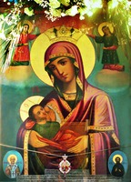 Икона Божией Матери «Млекопитательница». 1894 г. (Богоявленский собор в Елохове, Москва)