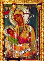 Икона Божией Матери «Млекопитательница» («Типикарница») (келия св. Саввы Сербского в Карее, Афон)