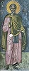 Прп. Моисей Мурин. Роспись кафоликона мон-ря Дионисиат на Афоне. 1547 г.