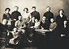 Сщмч. Михаил Богородицкий с семьей. Фотография. 1926 г.