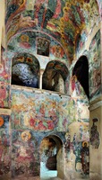 Западная стена над входом в ц. Богородицы Перивлепты. 3-я четв. XIV в.